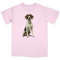 Watercolor German Shorthaired Pointer Adult Unisex T-Shirt