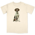 Watercolor German Shorthaired Pointer Adult Unisex T-Shirt