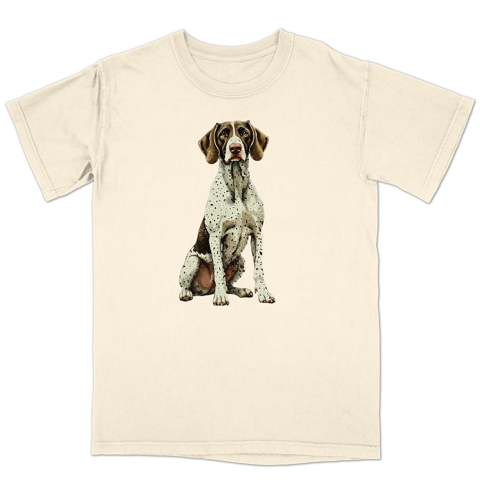 Watercolor German Shorthaired Pointer Adult Unisex T-Shirt