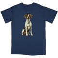 Watercolor German Shorthaired Pointer Adult Unisex T-Shirt