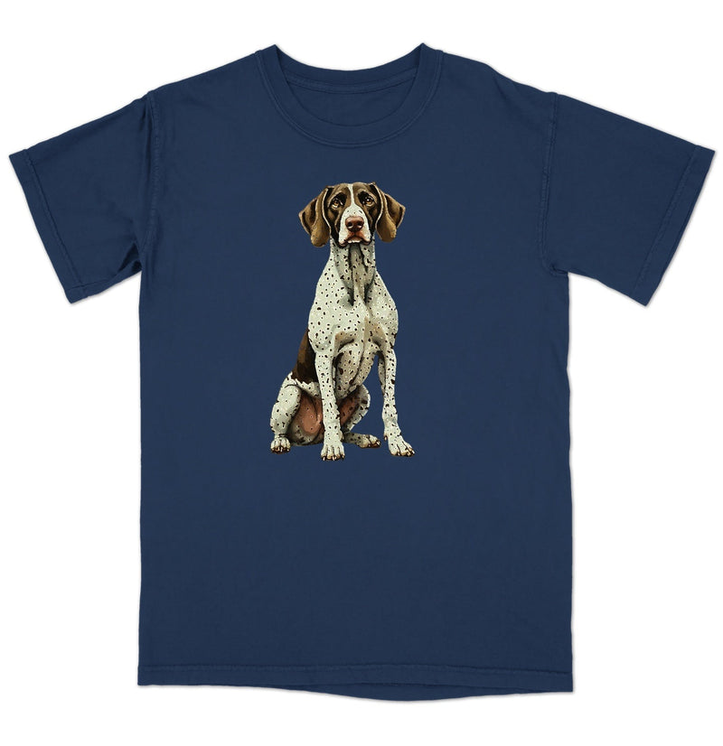 Watercolor German Shorthaired Pointer Adult Unisex T-Shirt