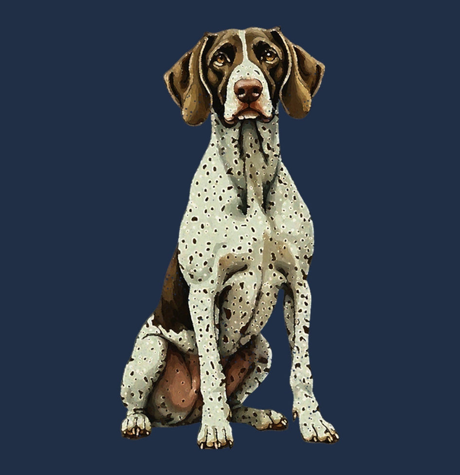 Watercolor German Shorthaired Pointer Adult Unisex T-Shirt