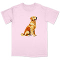 Watercolor Golden Retriever Adult Unisex T-Shirt