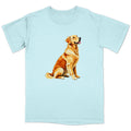 Watercolor Golden Retriever Adult Unisex T-Shirt