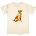 Watercolor Golden Retriever Adult Unisex T-Shirt