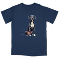 Watercolor Great Dane Adult Unisex T-Shirt