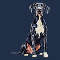 Watercolor Great Dane Adult Unisex T-Shirt