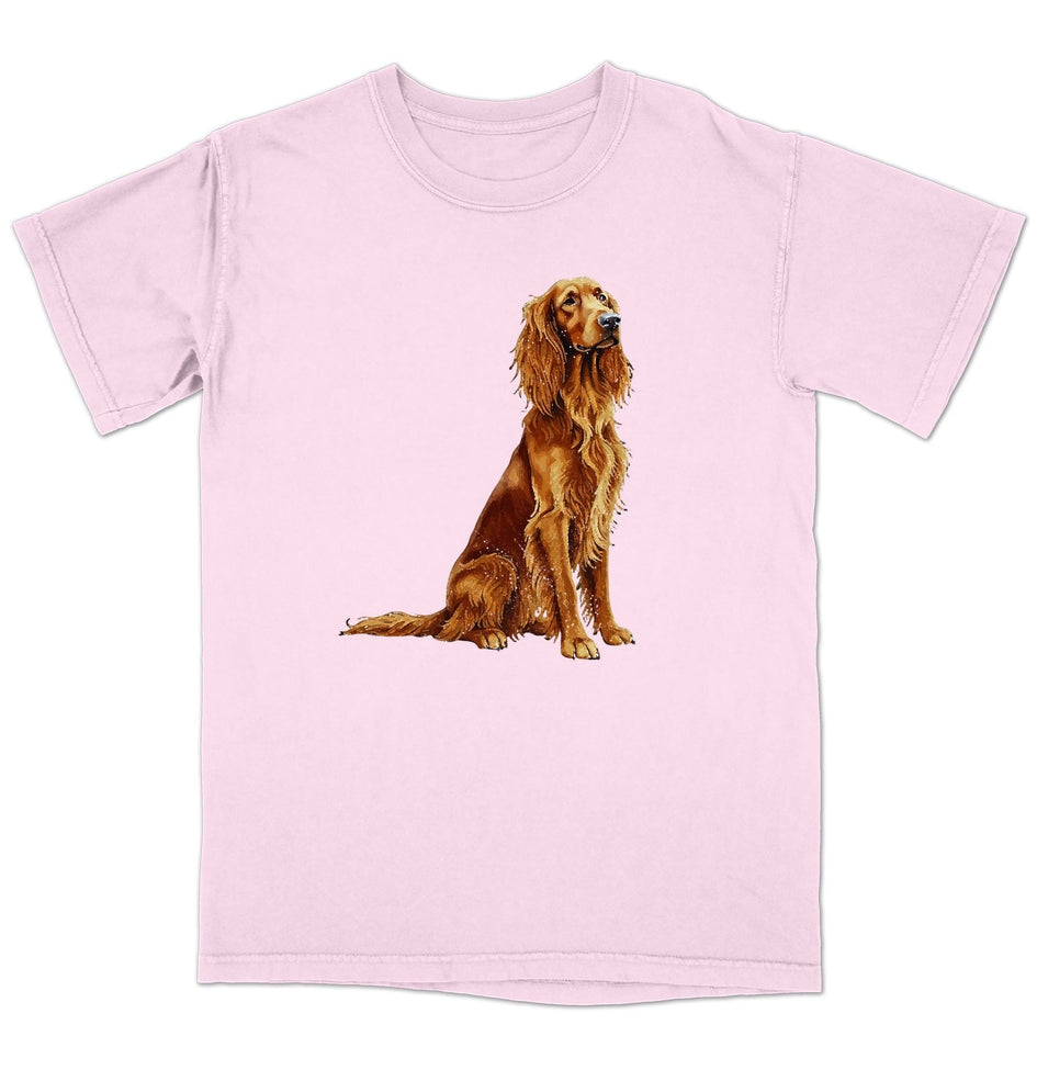 Watercolor Irish Setter Adult Unisex T-Shirt