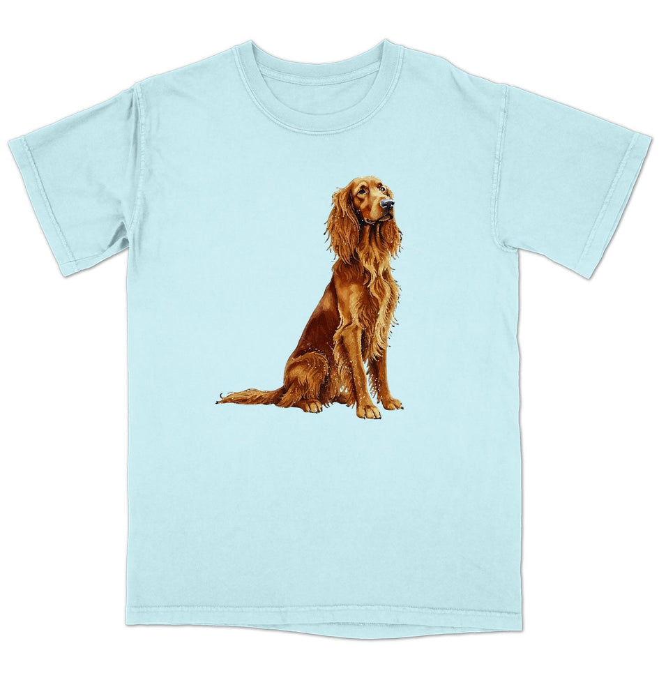 Watercolor Irish Setter Adult Unisex T-Shirt
