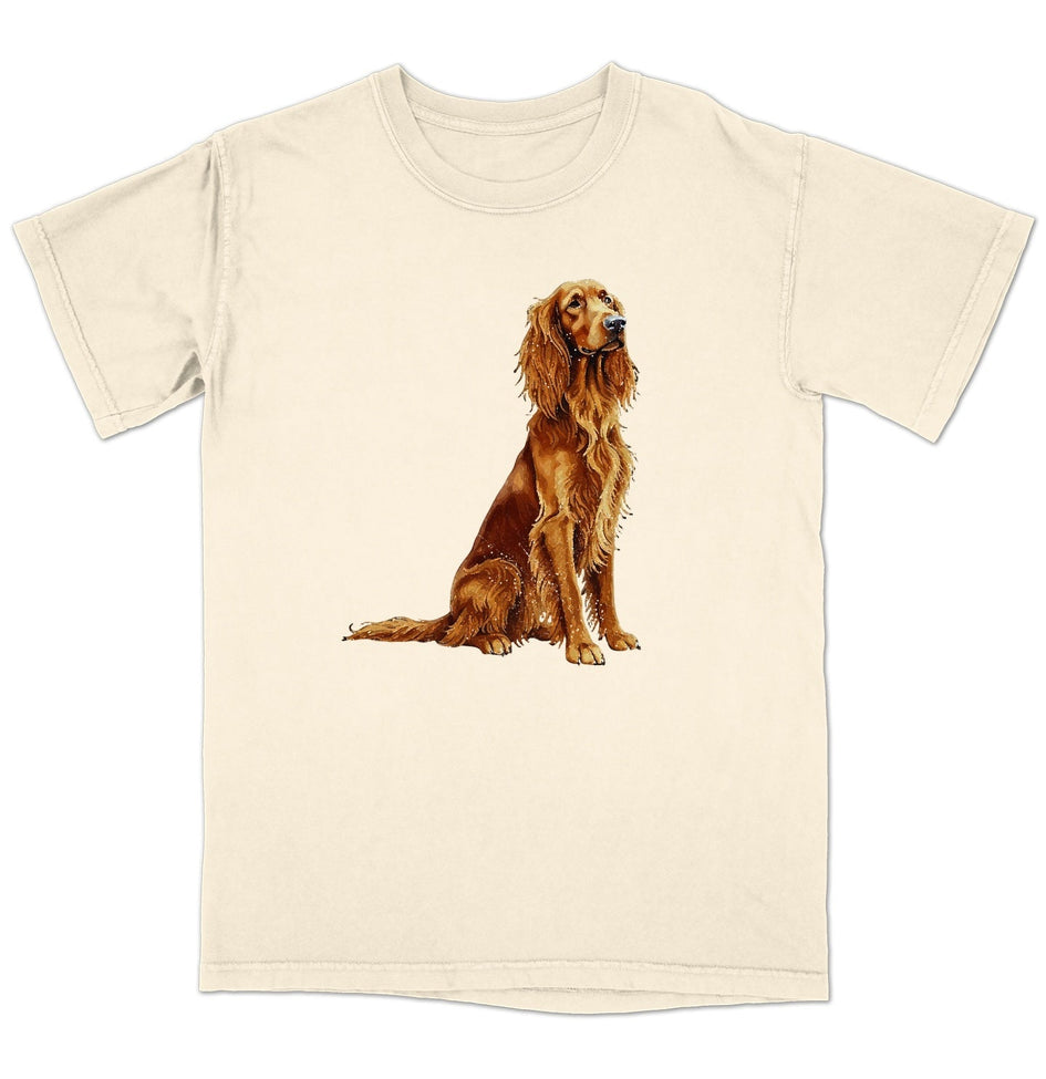 Watercolor Irish Setter Adult Unisex T-Shirt