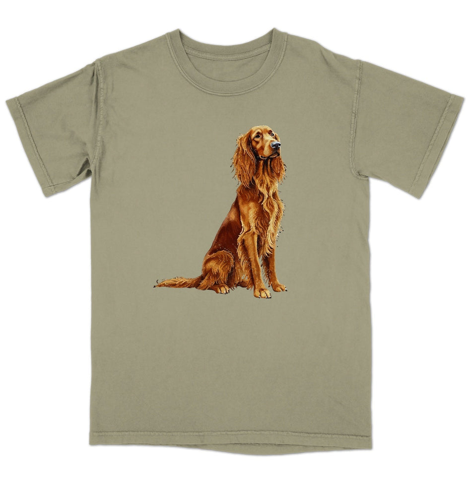 Watercolor Irish Setter Adult Unisex T-Shirt