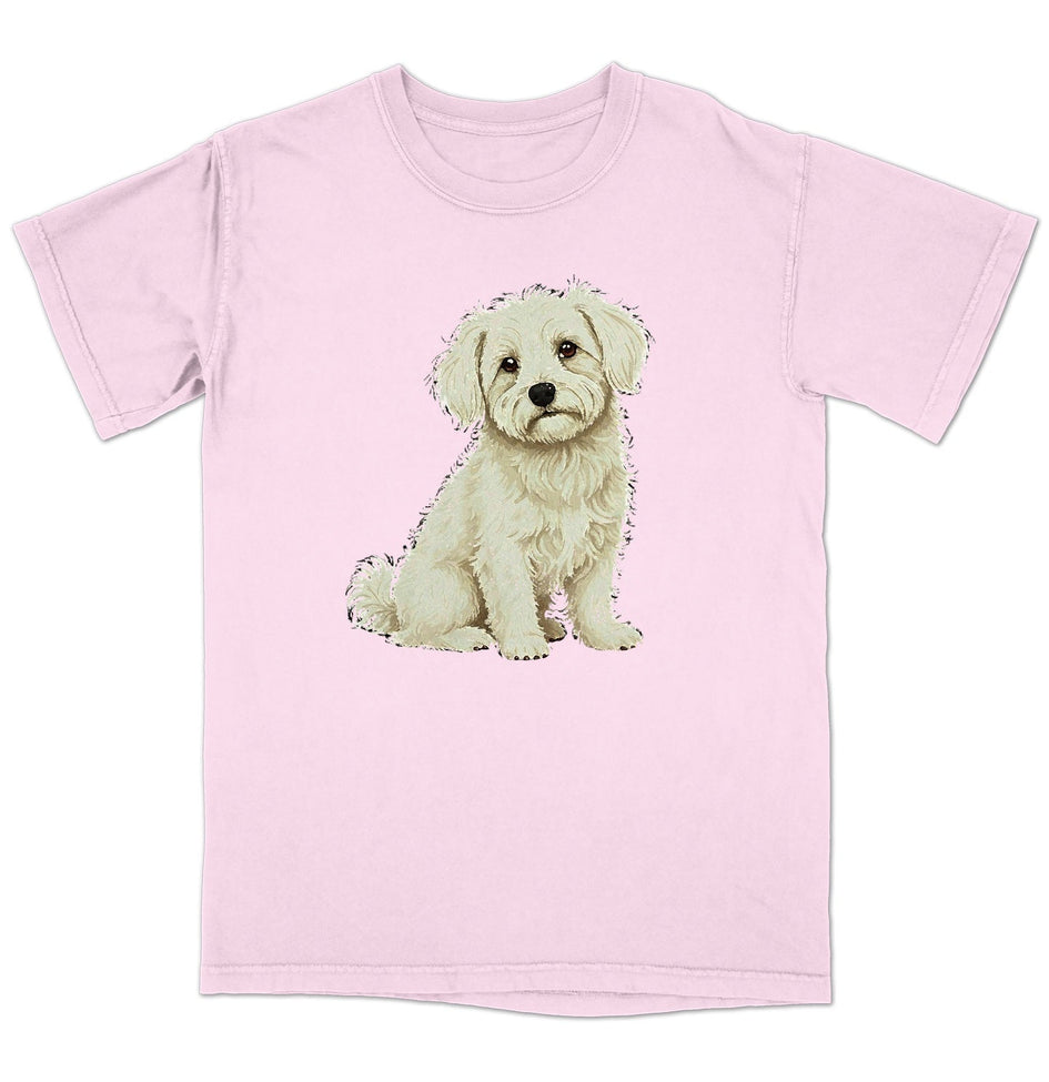 Watercolor Maltese Adult Unisex T-Shirt