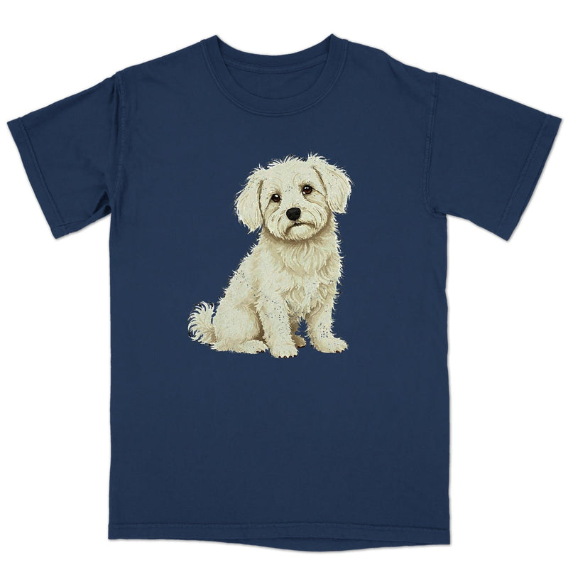 Watercolor Maltese Adult Unisex T-Shirt