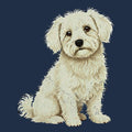 Watercolor Maltese Adult Unisex T-Shirt