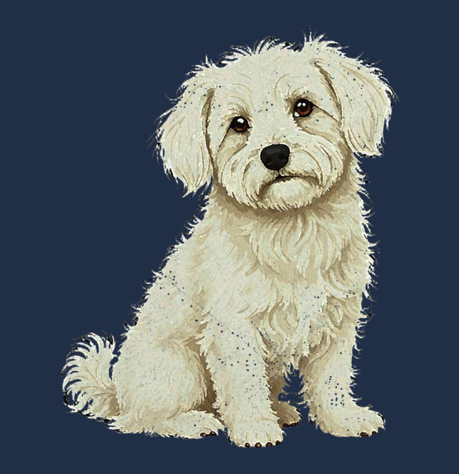 Watercolor Maltese Adult Unisex T-Shirt