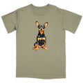 Watercolor Miniature Pinscher Adult Unisex T-Shirt