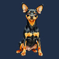 Watercolor Miniature Pinscher Adult Unisex T-Shirt