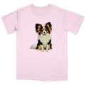 Watercolor Papillon Adult Unisex T-Shirt