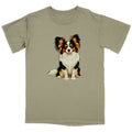 Watercolor Papillon Adult Unisex T-Shirt