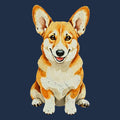 Watercolor Pembroke Welsh Corgi Adult Unisex T-Shirt
