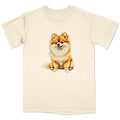 Watercolor Pomeranian Adult Unisex T-Shirt