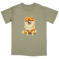 Watercolor Pomeranian Adult Unisex T-Shirt