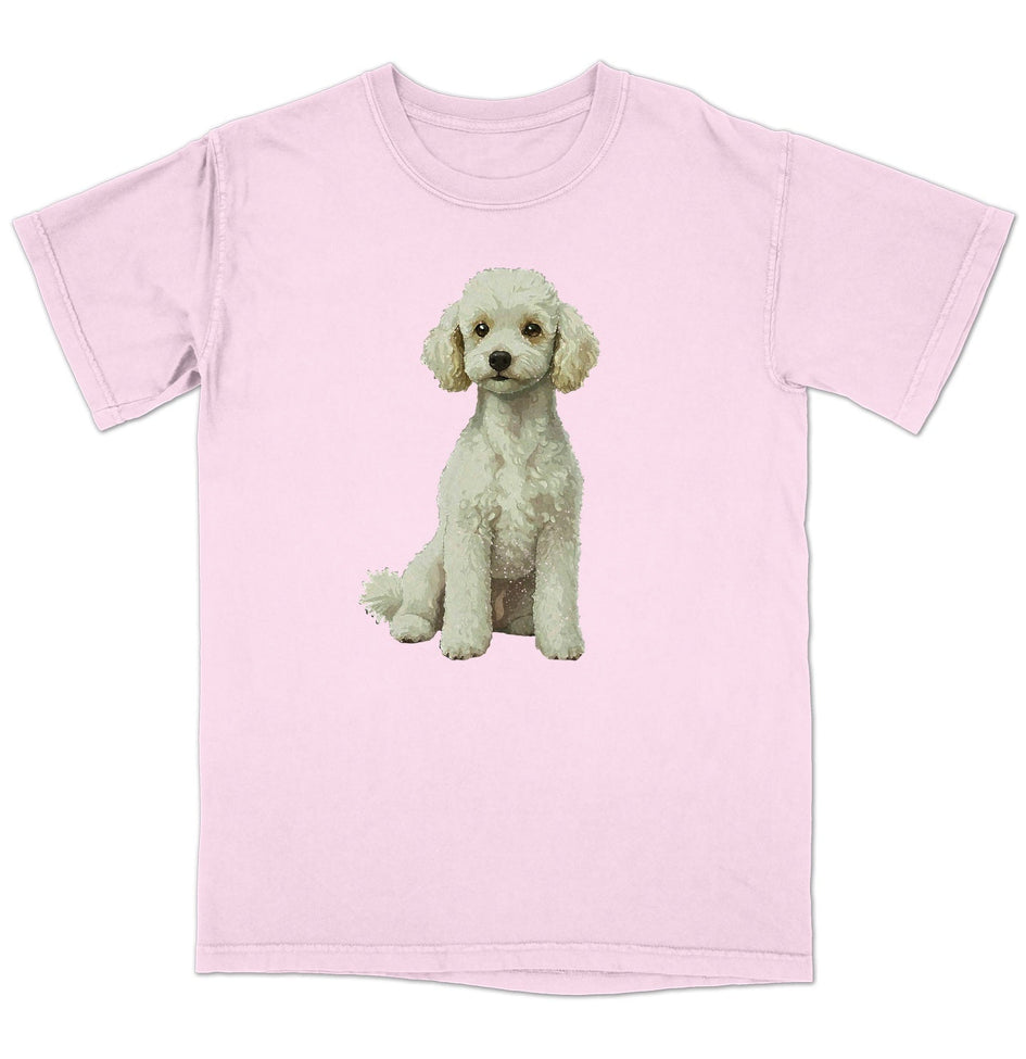 Watercolor Miniature Poodle Adult Unisex T-Shirt