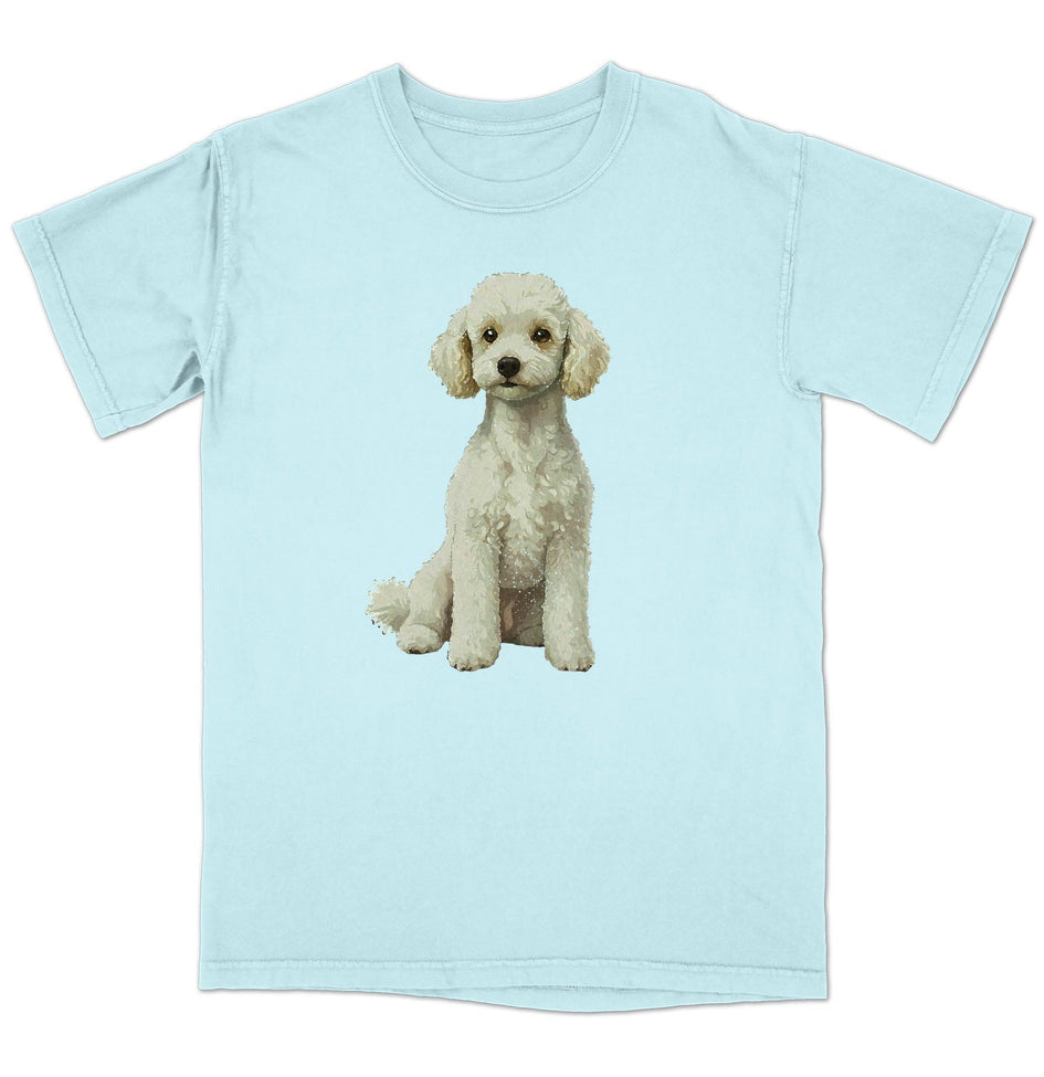 Watercolor Miniature Poodle Adult Unisex T-Shirt