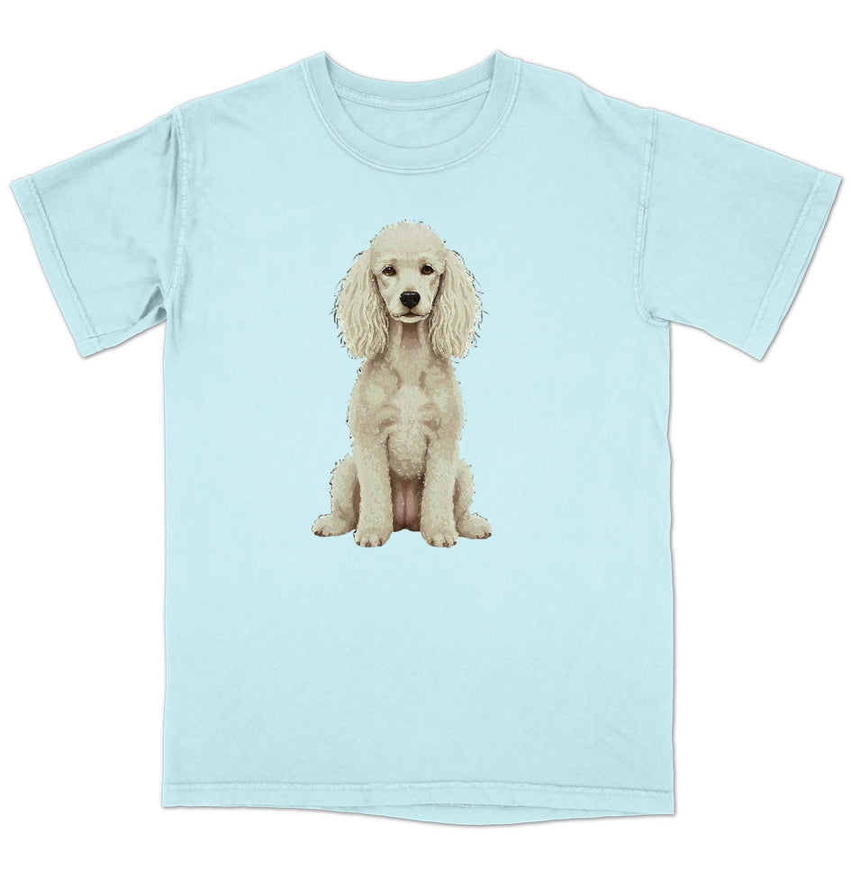 Watercolor Standard Poodle Adult Unisex T-Shirt