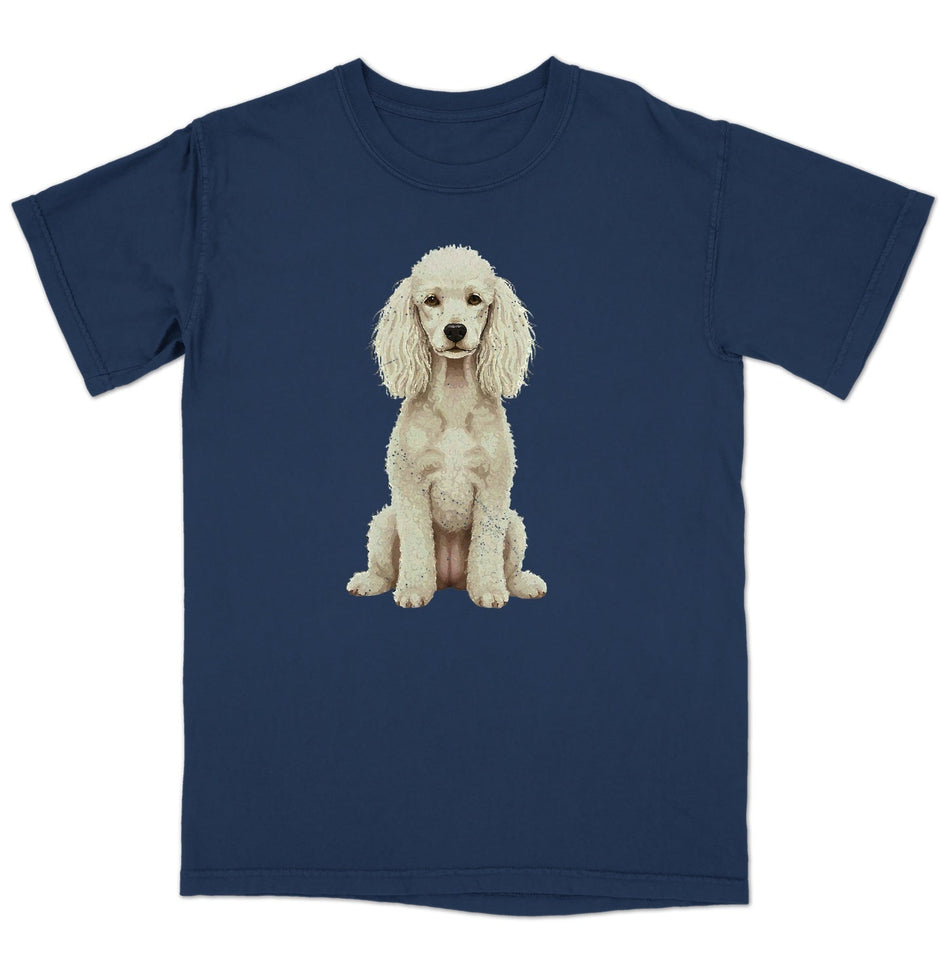 Watercolor Standard Poodle Adult Unisex T-Shirt