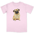 Watercolor Pug Adult Unisex T-Shirt
