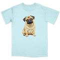 Watercolor Pug Adult Unisex T-Shirt
