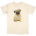 Watercolor Pug Adult Unisex T-Shirt