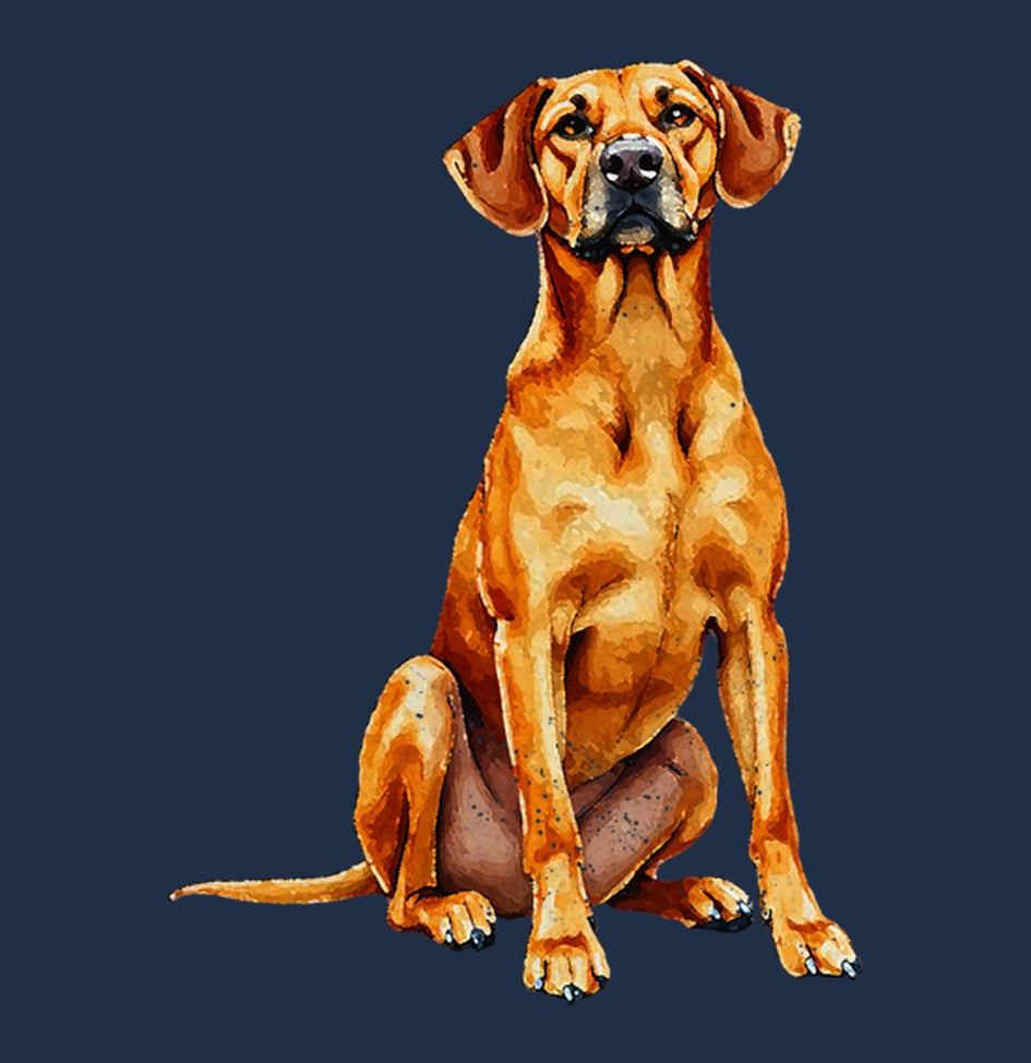 Watercolor Rhodesian Ridgeback Adult Unisex T-Shirt