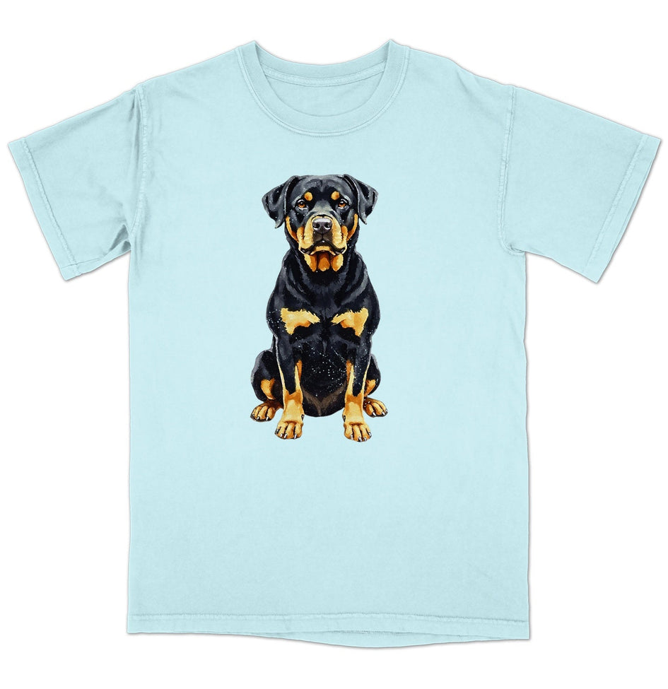 Watercolor Rottweiler Adult Unisex T-Shirt