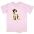 Watercolor Saint Bernard  Adult Unisex T-Shirt
