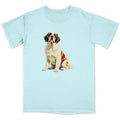 Watercolor Saint Bernard  Adult Unisex T-Shirt