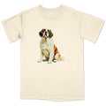Watercolor Saint Bernard  Adult Unisex T-Shirt