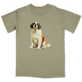 Watercolor Saint Bernard  Adult Unisex T-Shirt