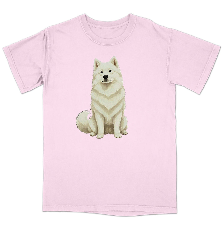 Watercolor Samoyed Adult Unisex T-Shirt