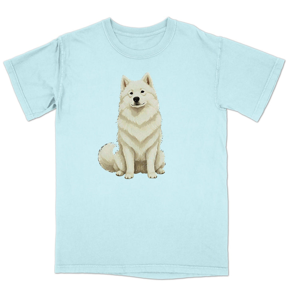 Watercolor Samoyed Adult Unisex T-Shirt