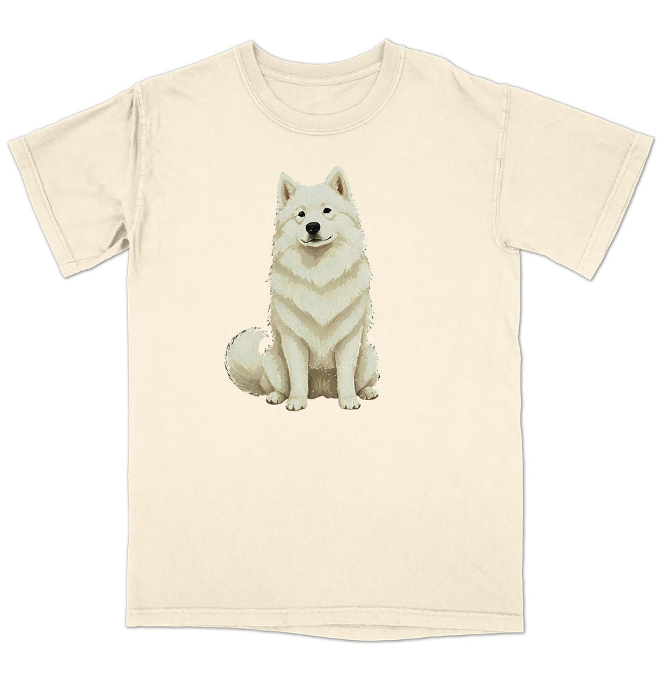 Watercolor Samoyed Adult Unisex T-Shirt