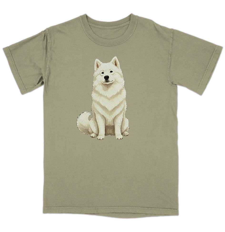 Watercolor Samoyed Adult Unisex T-Shirt