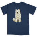 Watercolor Samoyed Adult Unisex T-Shirt