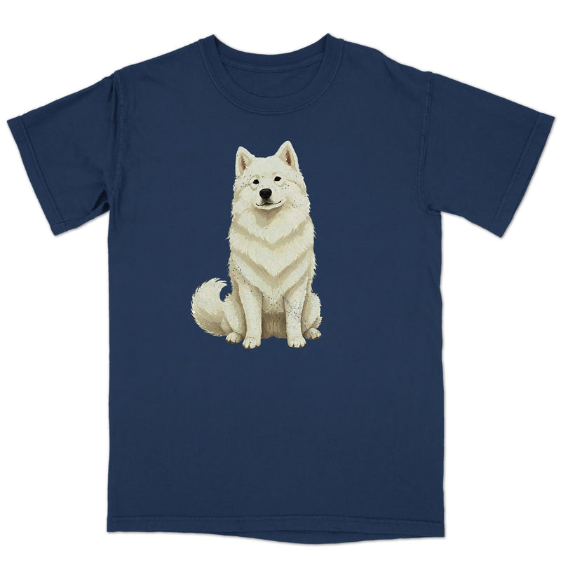 Watercolor Samoyed Adult Unisex T-Shirt