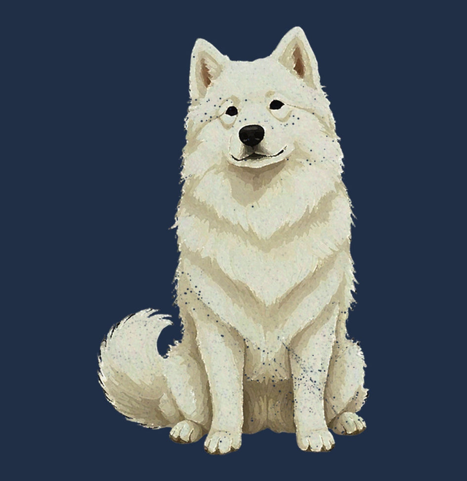 Watercolor Samoyed Adult Unisex T-Shirt
