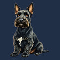 Watercolor Scottish Terrier Adult Unisex T-Shirt