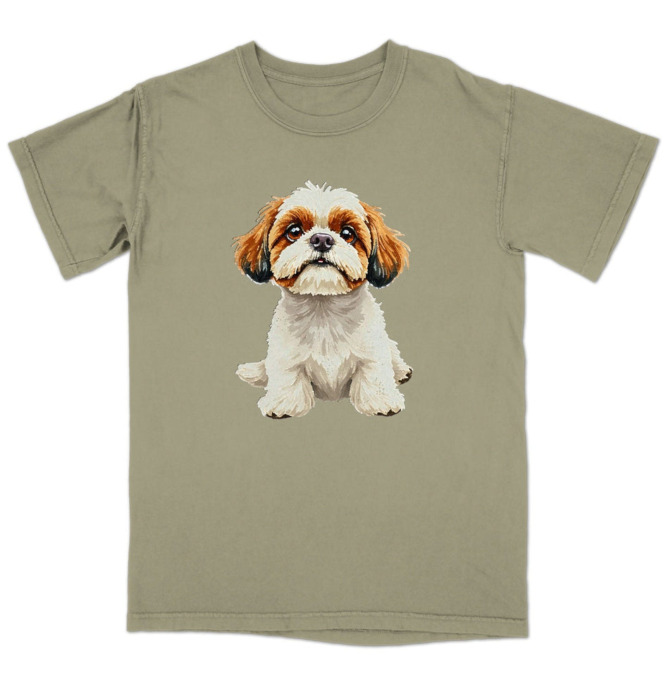 Watercolor Shih Tzu Adult Unisex T-Shirt