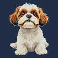 Watercolor Shih Tzu Adult Unisex T-Shirt