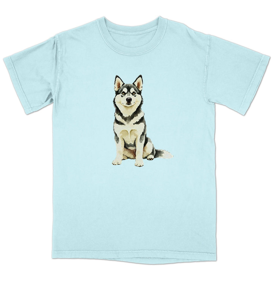Watercolor Siberian Husky Adult Unisex T-Shirt